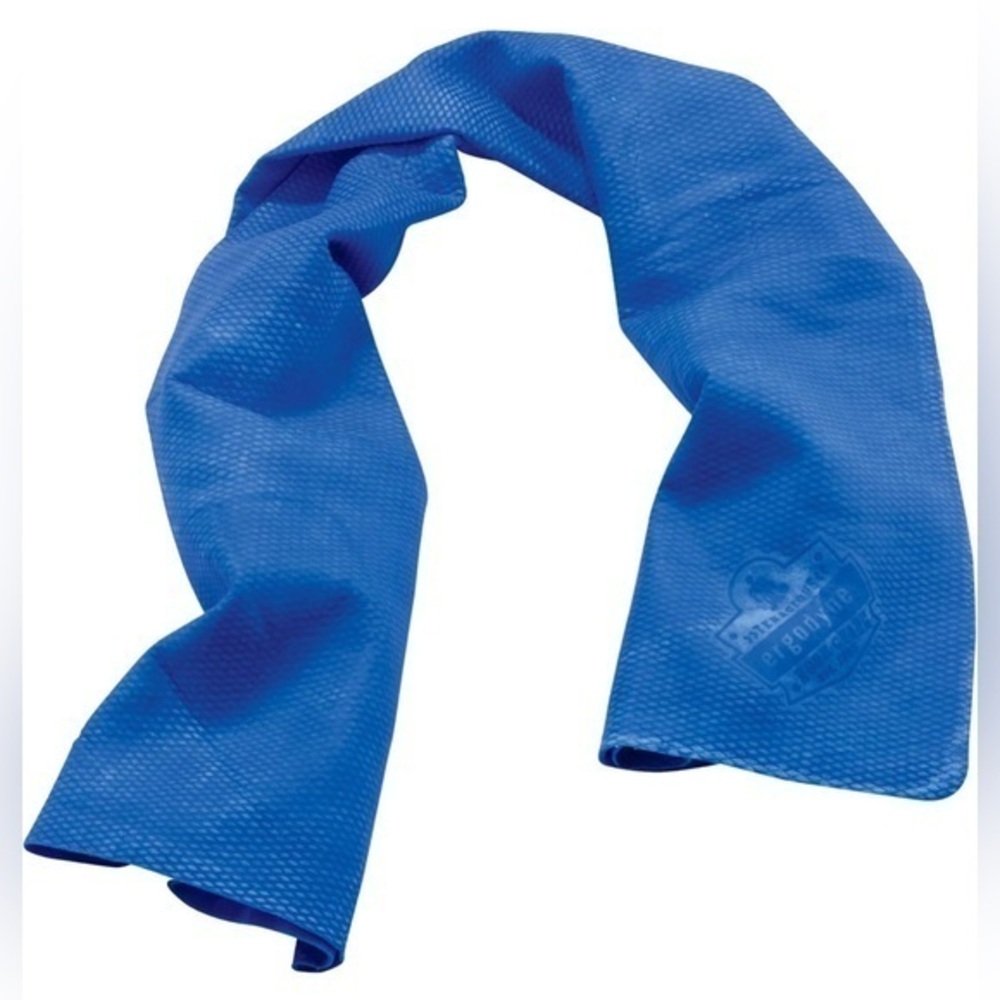 Ergodyne Chill-Its 6602 Evaporative Cooling Towel, Blue 13 inches x 29.5 inches
